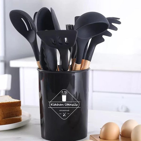 12 Pcs Silicone Utensil Set